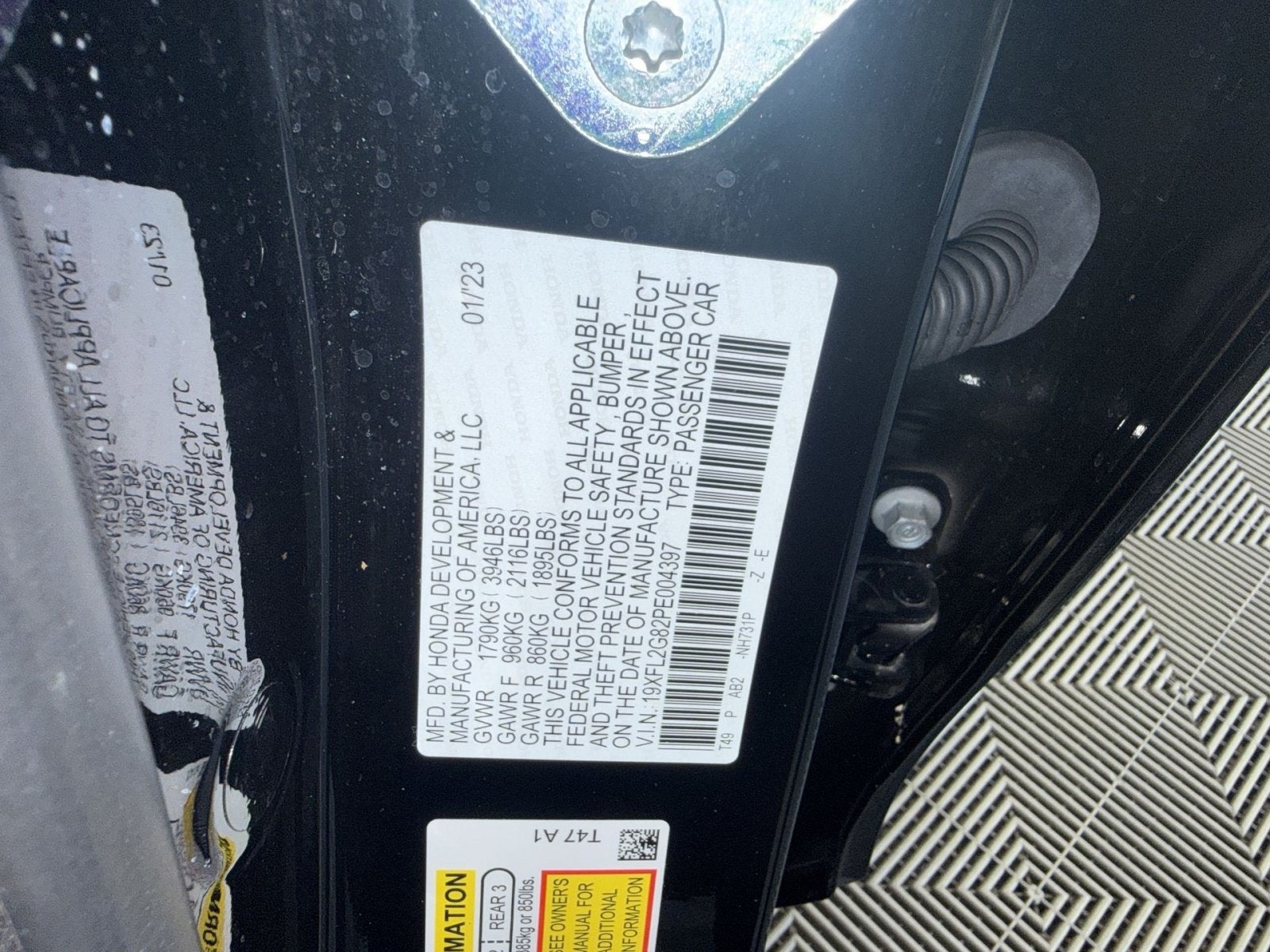 2023 Honda Civic Hatchback Sport