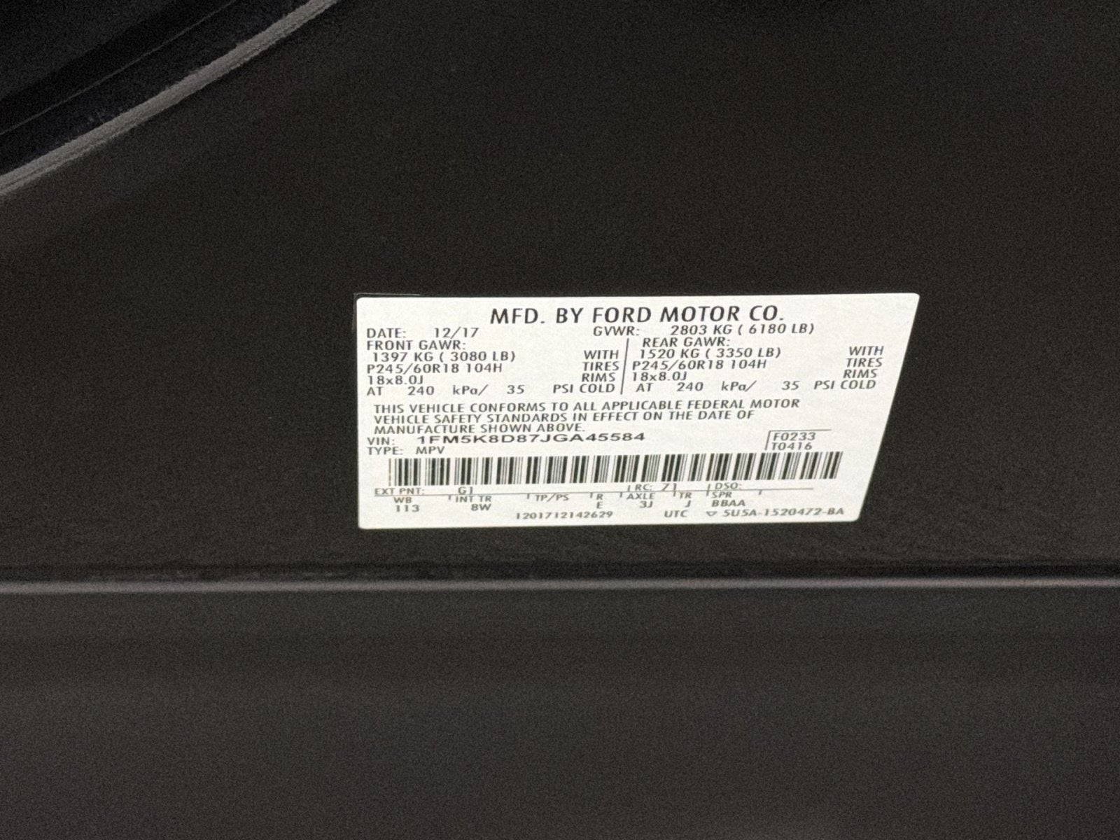 2018 Ford Explorer XLT
