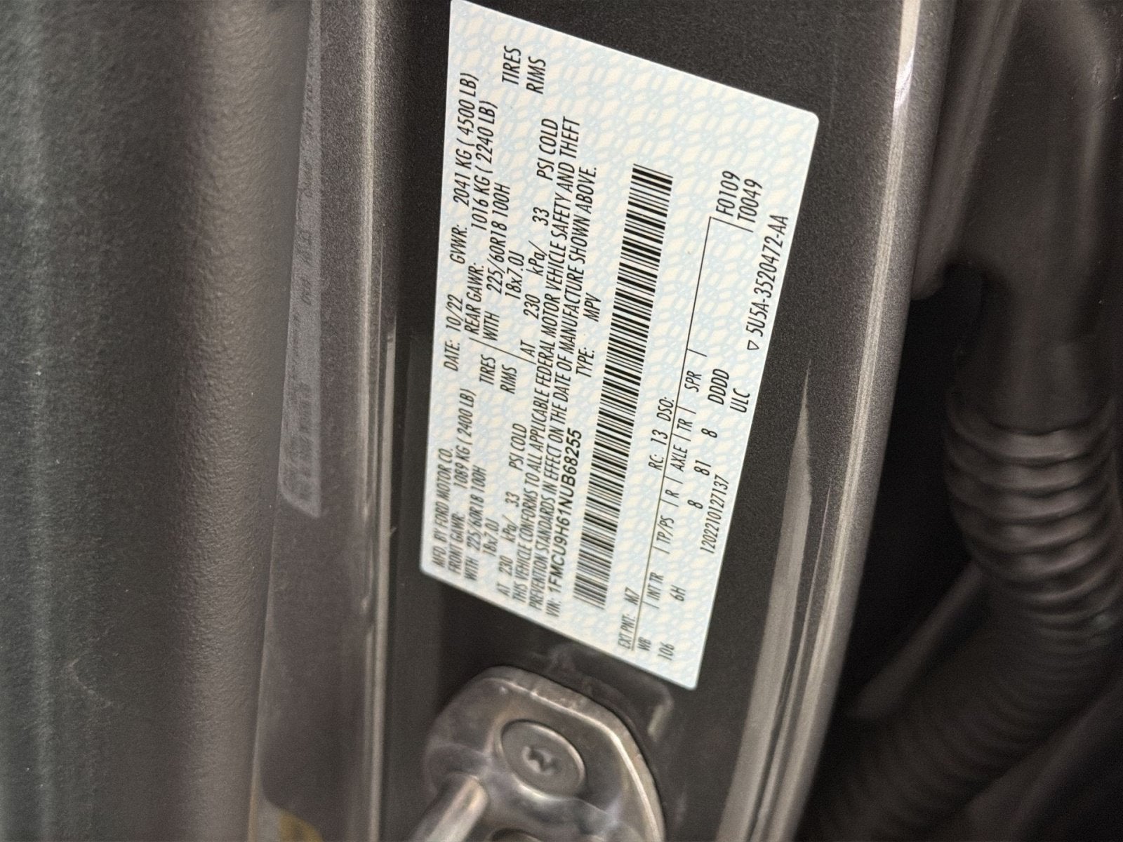 2022 Ford Escape SEL