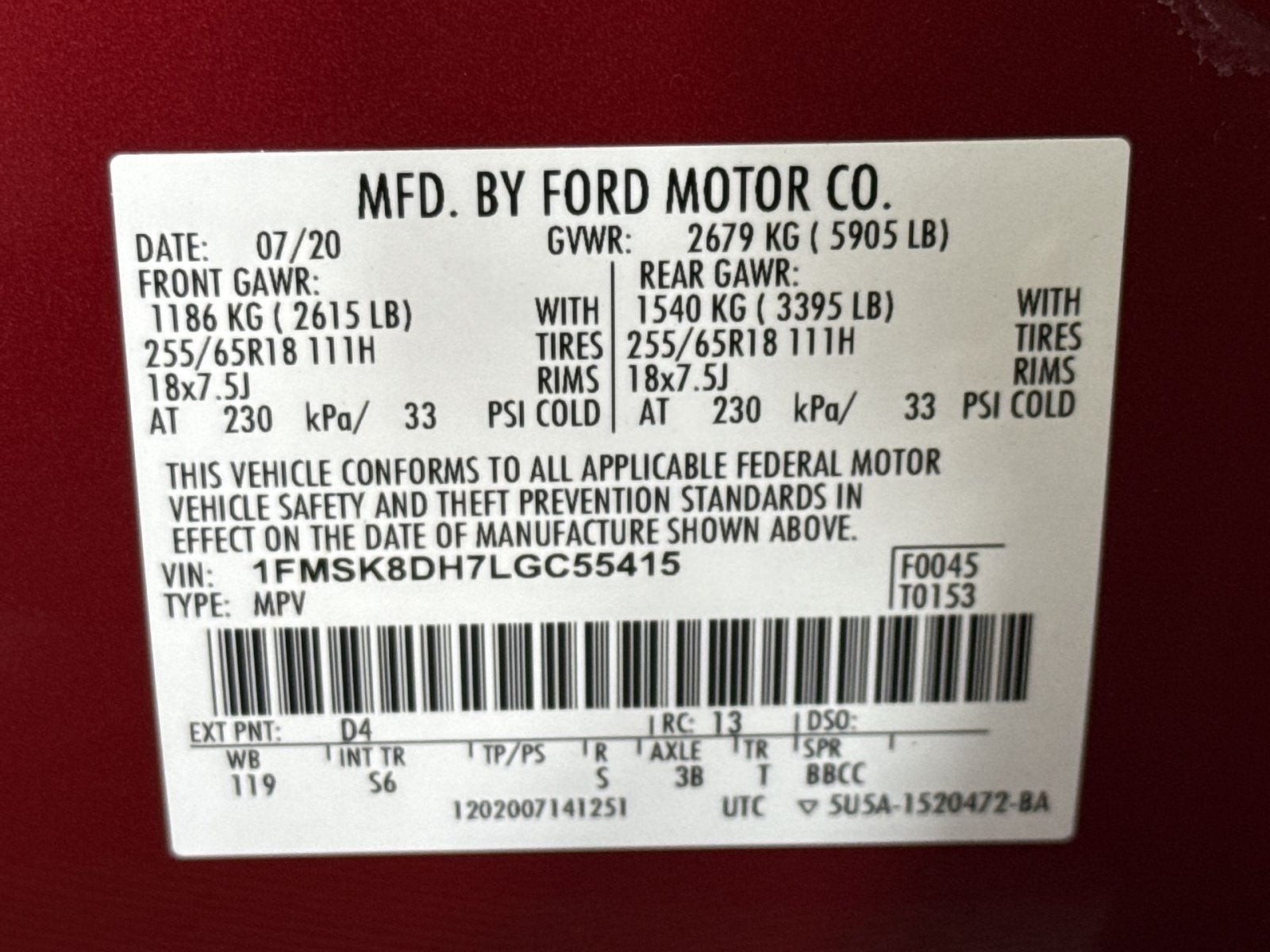 2020 Ford Explorer XLT