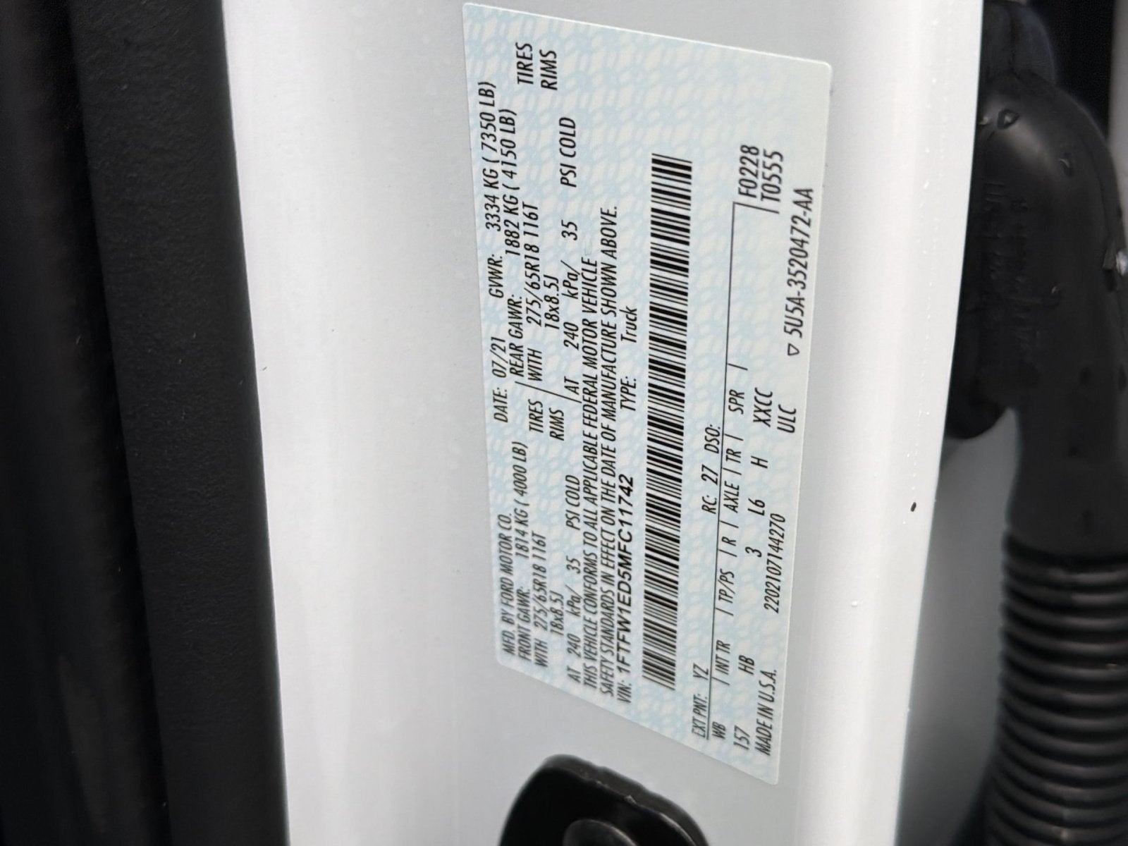 2021 Ford F-150 XL