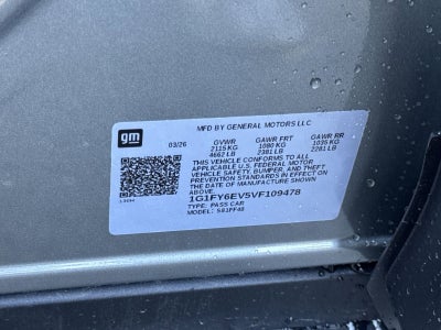 2027 Chevrolet Bolt LT