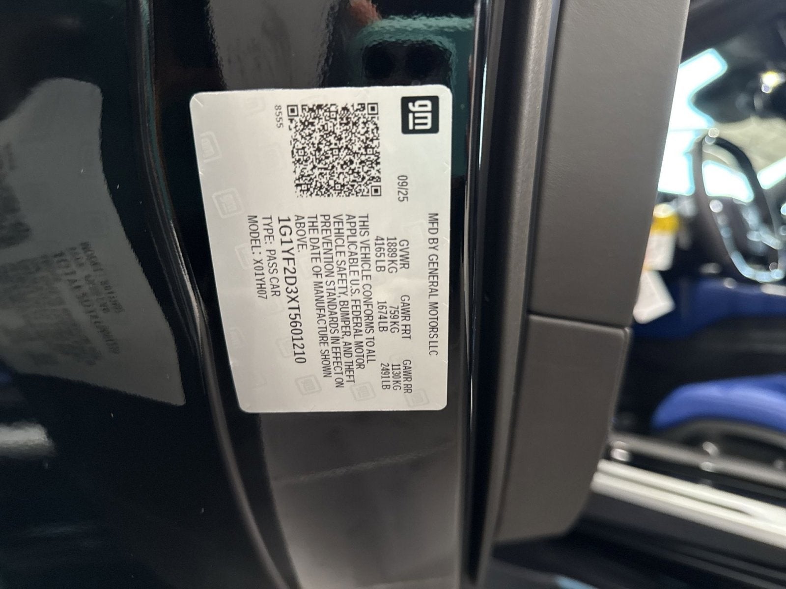 2026 Chevrolet Corvette Z06 3LZ