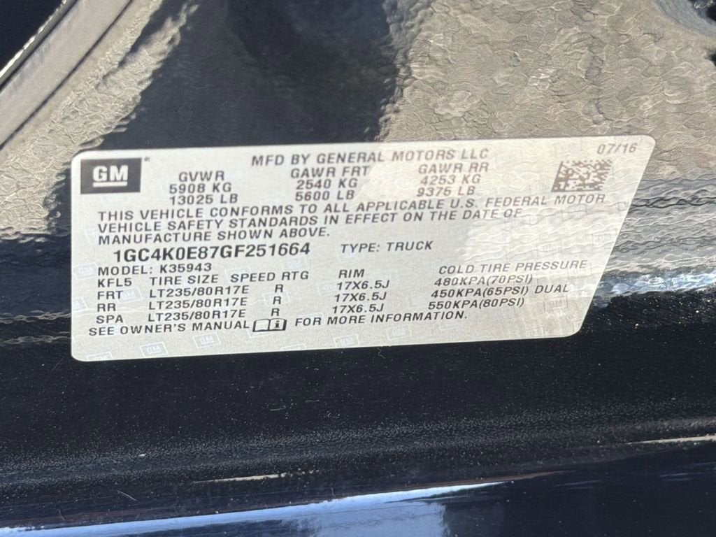 2016 Chevrolet Silverado 3500 HD LTZ