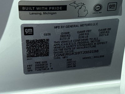 2026 Chevrolet Traverse LT