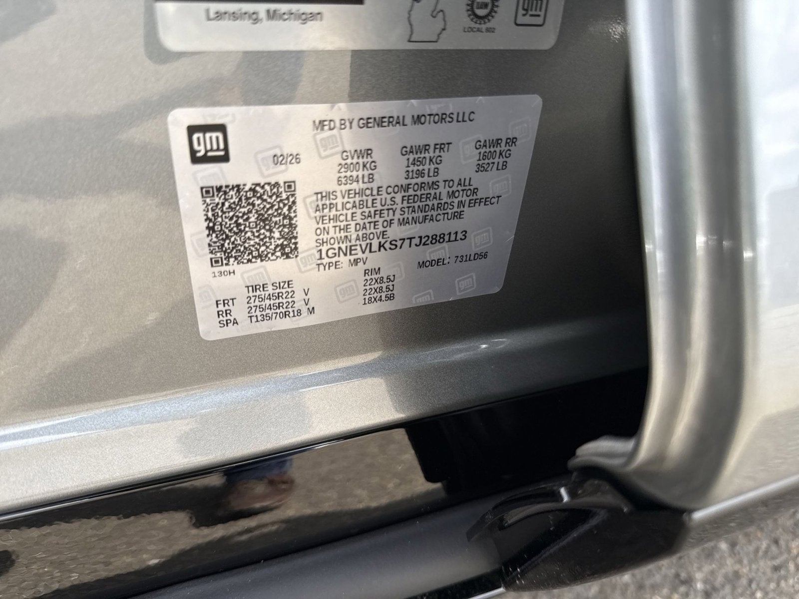 2026 Chevrolet Traverse RS