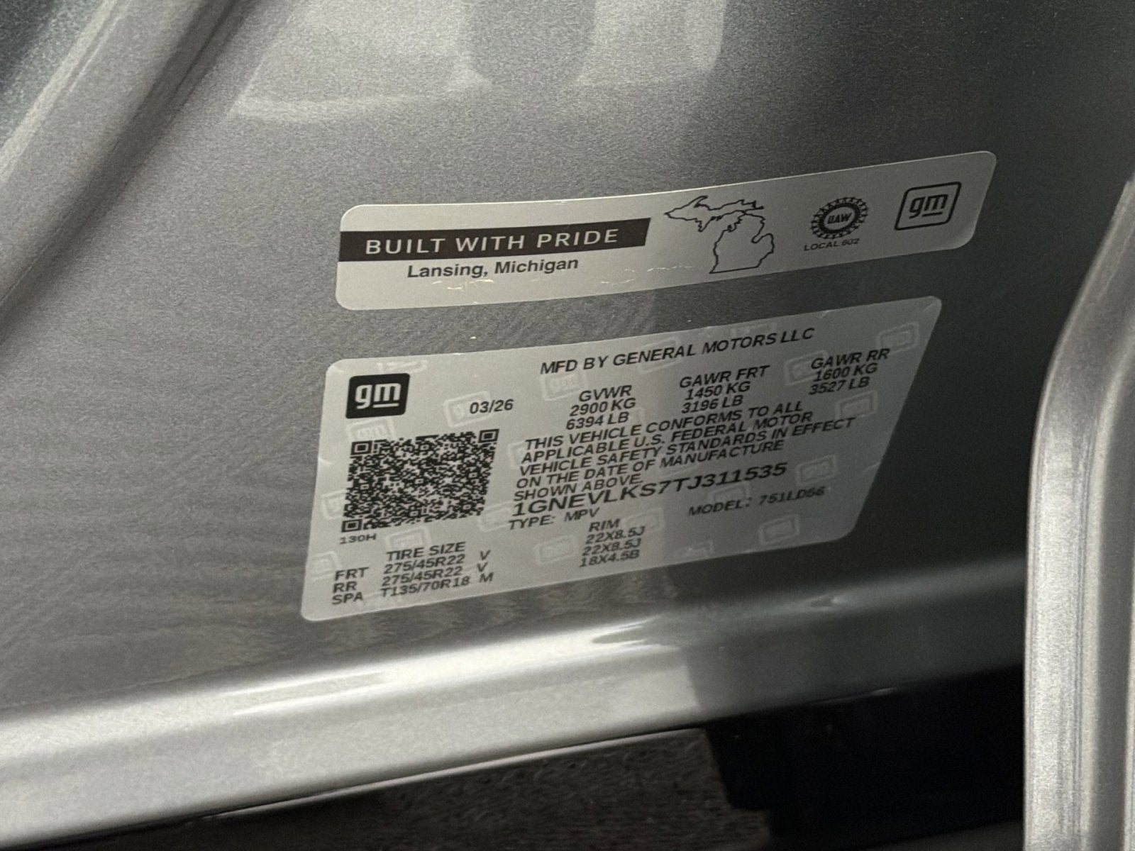 2026 Chevrolet Traverse RS