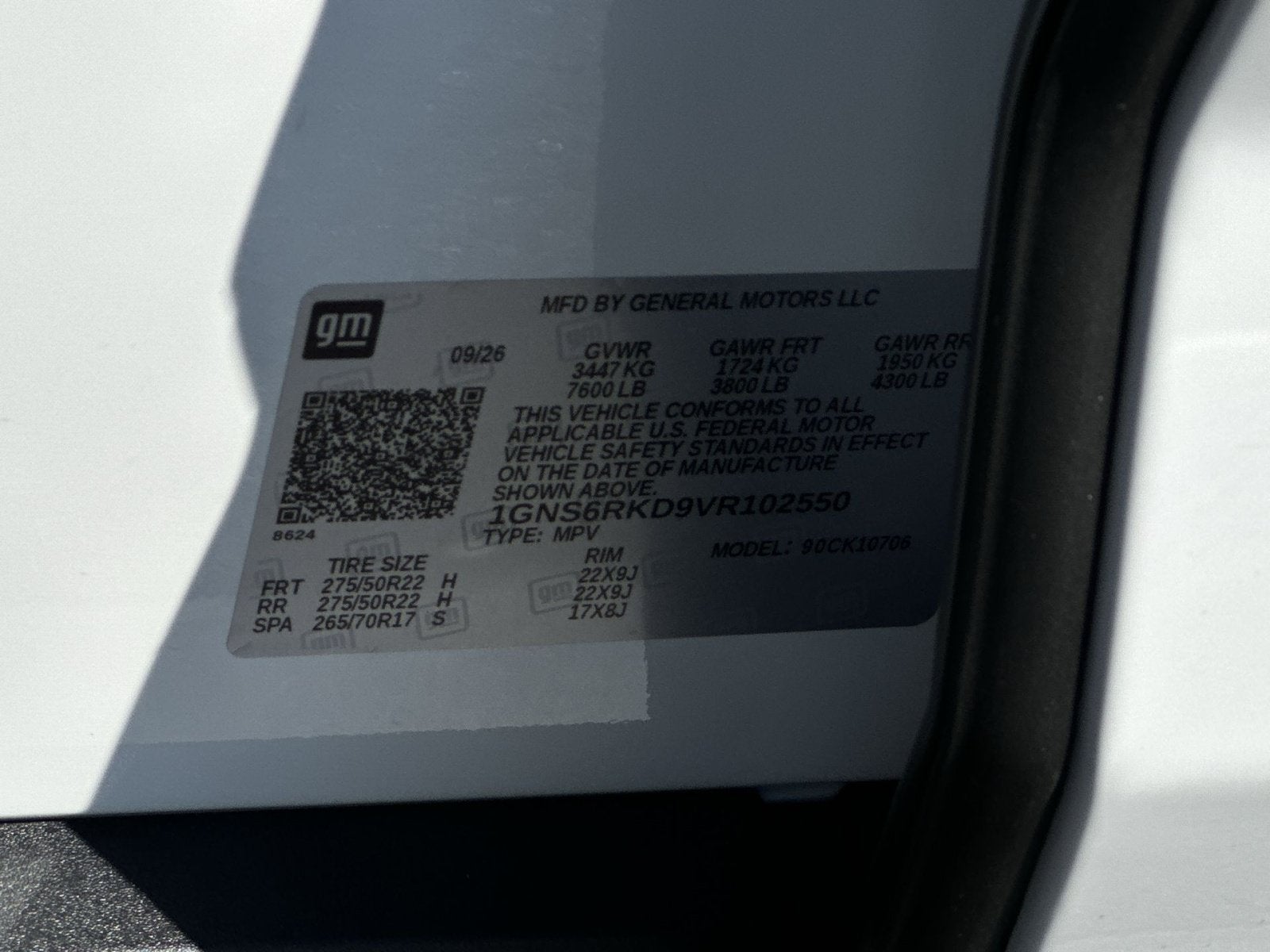 2027 Chevrolet Tahoe RST