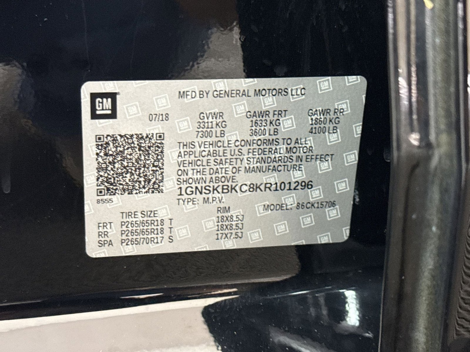 2019 Chevrolet Tahoe LT