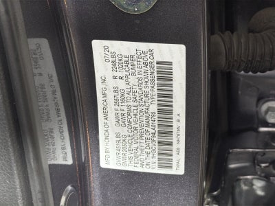 2020 Honda Accord Hybrid Touring