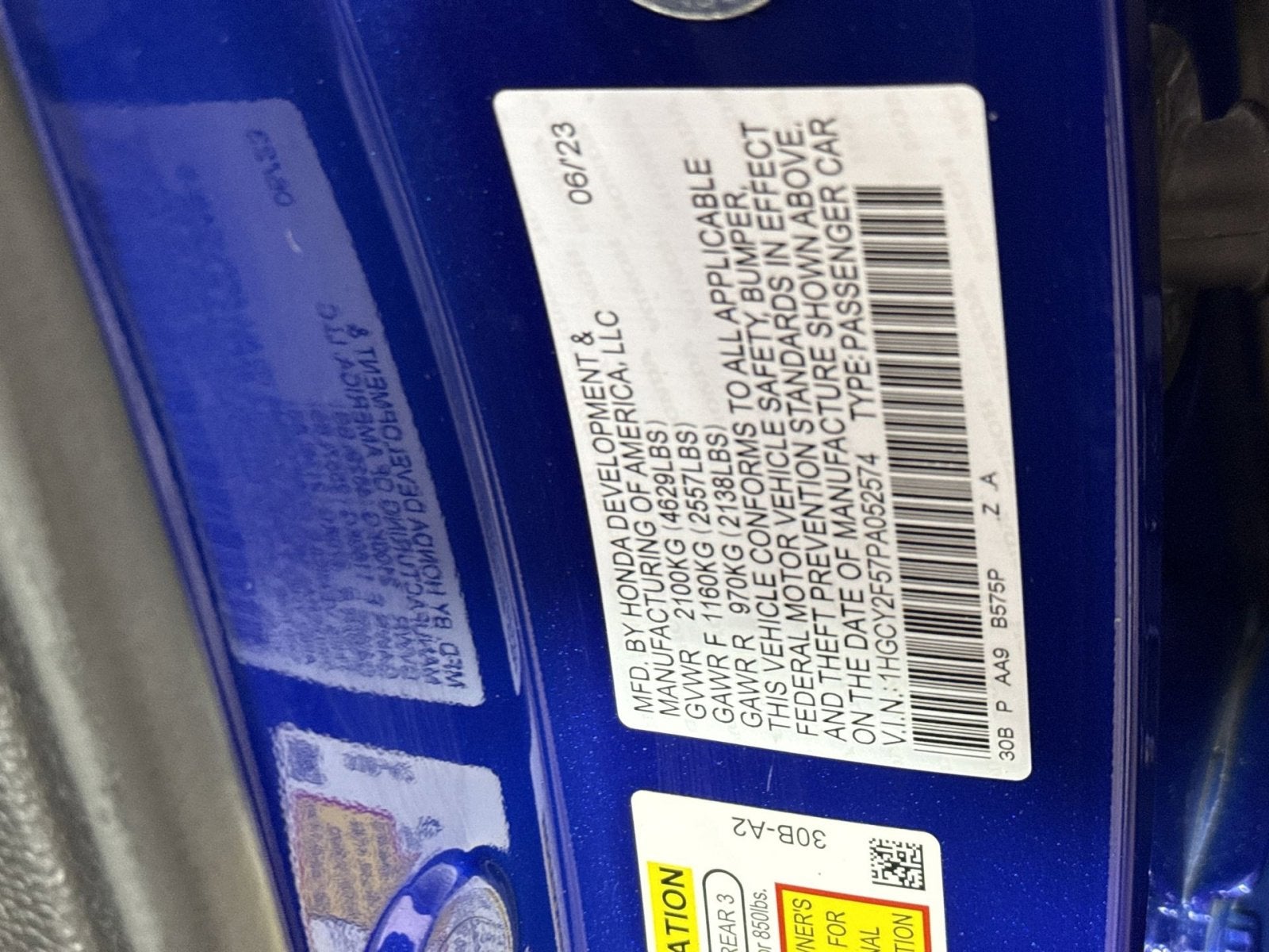 2023 Honda Accord Hybrid Sport