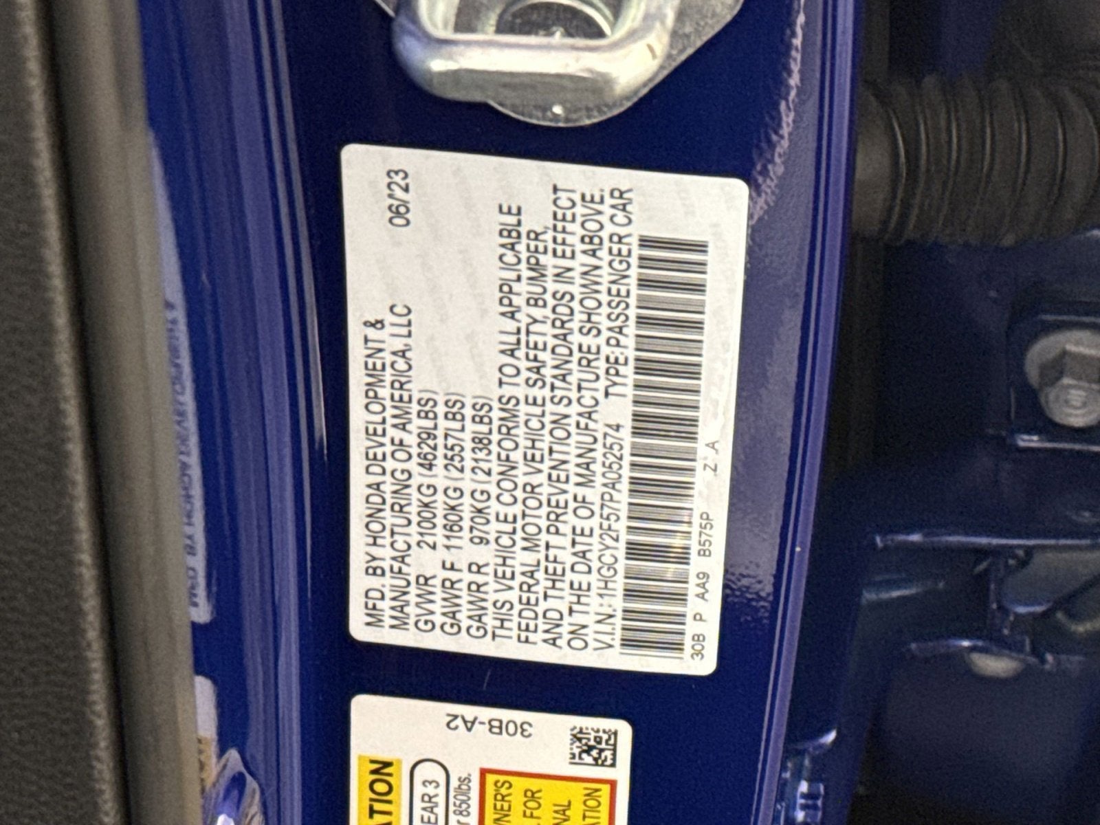 2023 Honda Accord Hybrid Sport