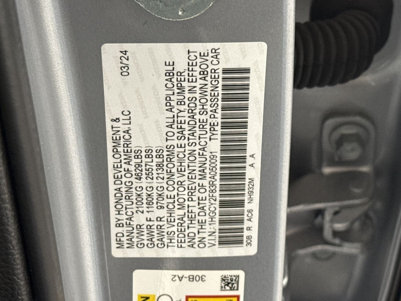 2024 Honda Accord Hybrid Touring