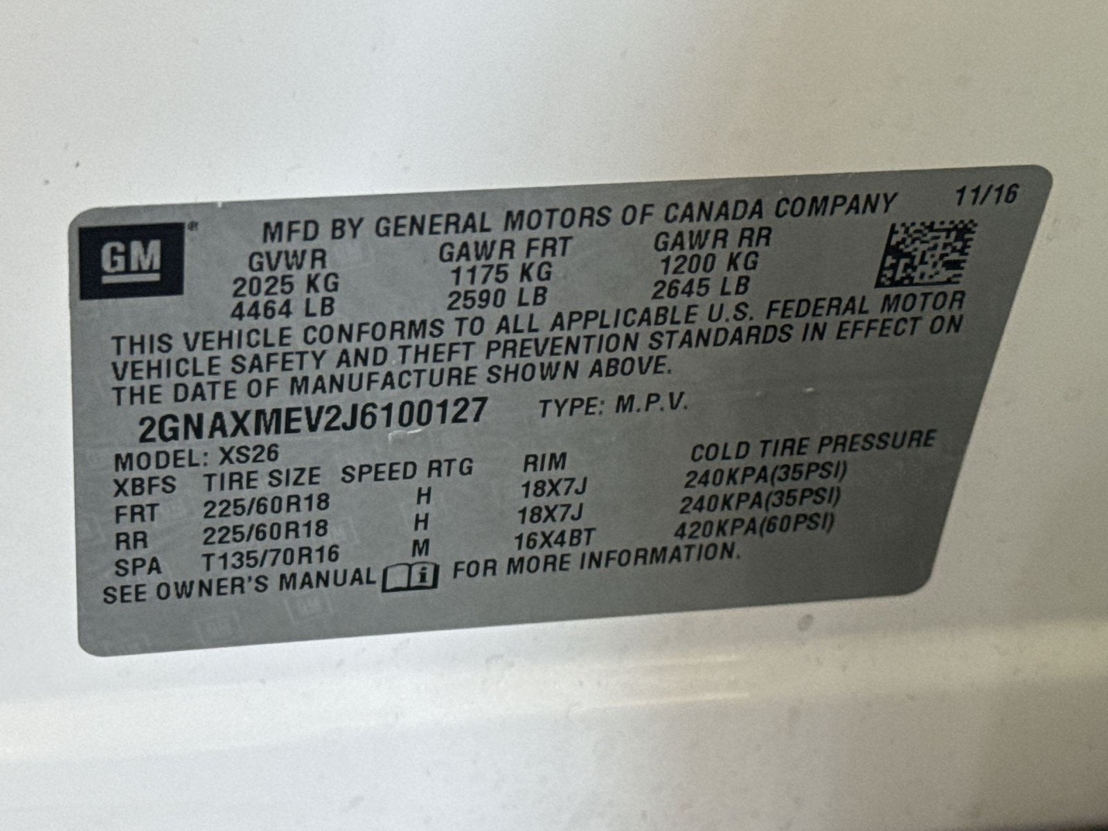 2018 Chevrolet Equinox Premier