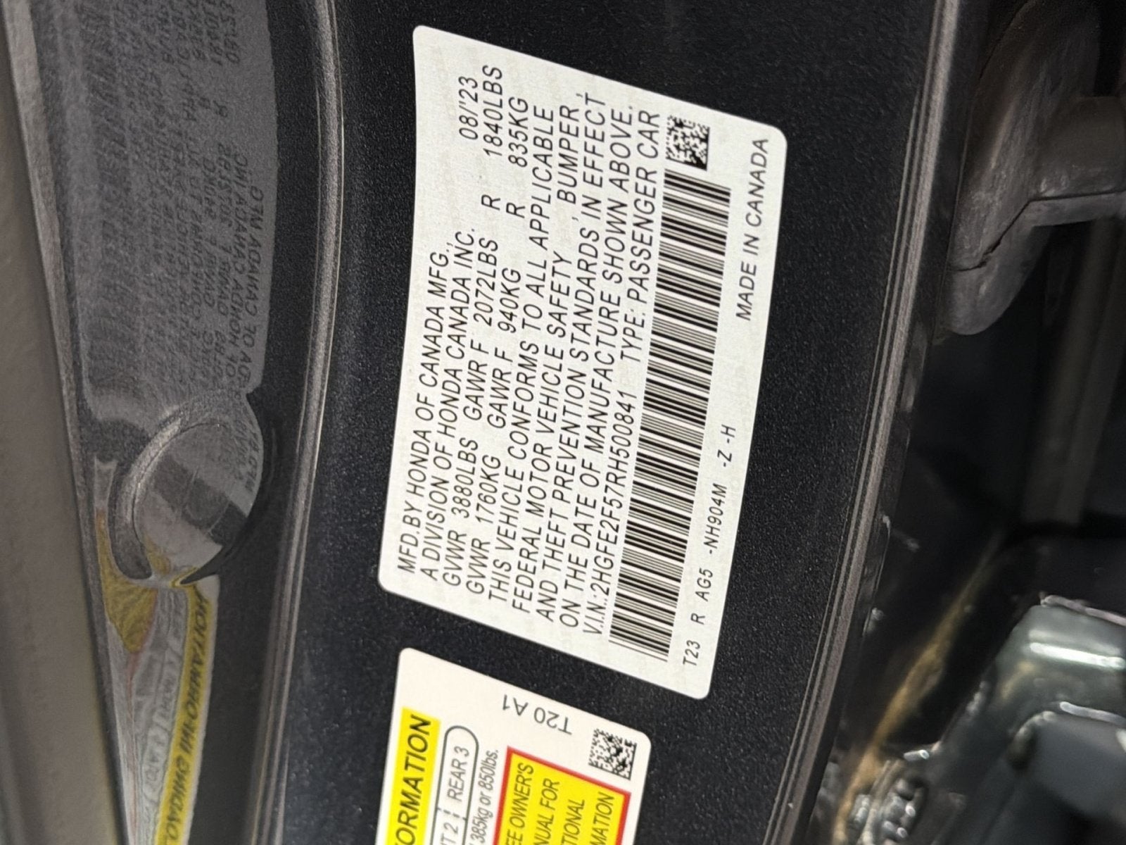 2024 Honda Civic Sedan Sport