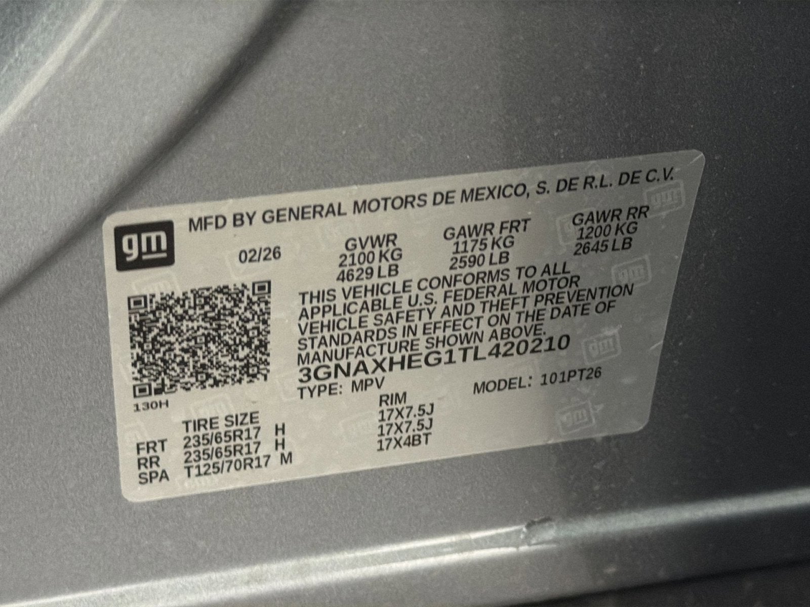 2026 Chevrolet Equinox LT