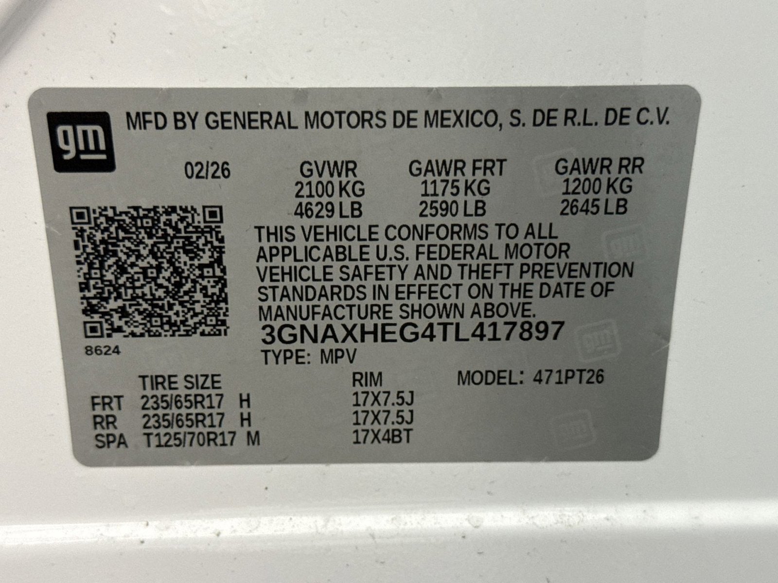 2026 Chevrolet Equinox LT