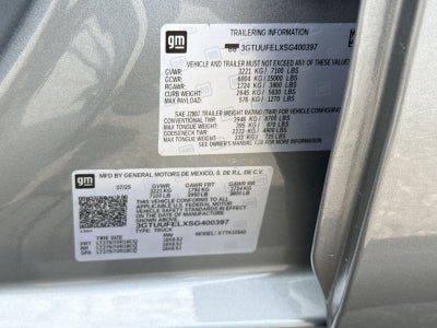 2025 GMC Sierra 1500 AT4X