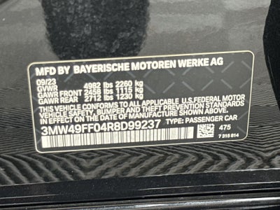 2024 BMW 3 Series M340i xDrive