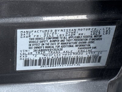 2025 Nissan Sentra SR