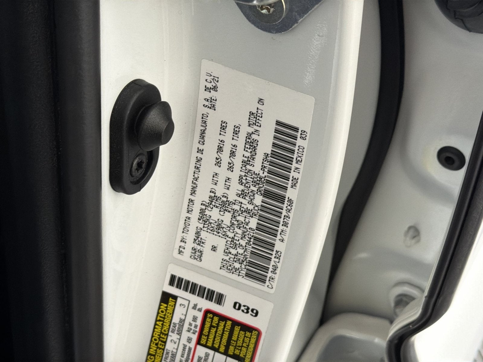 2021 Toyota Tacoma 4WD SR