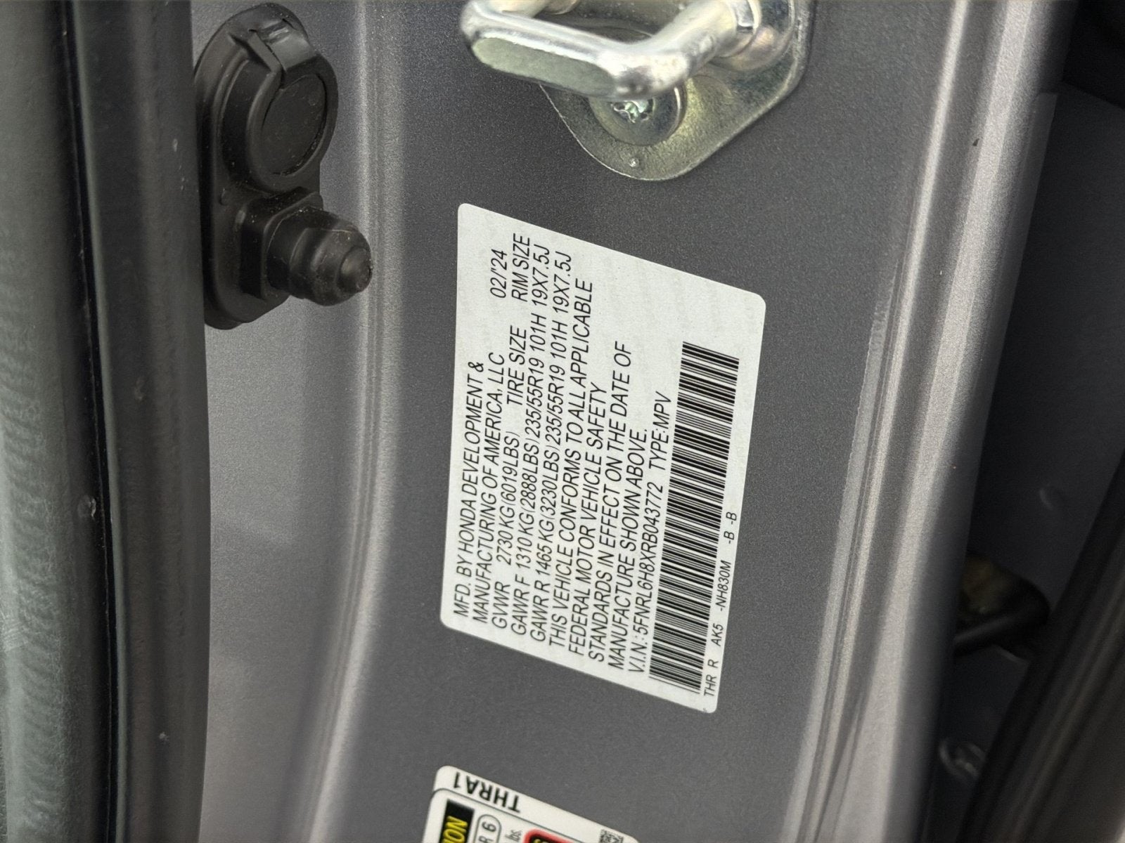 2024 Honda Odyssey Touring