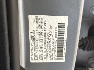 2023 Honda Ridgeline RTL-E