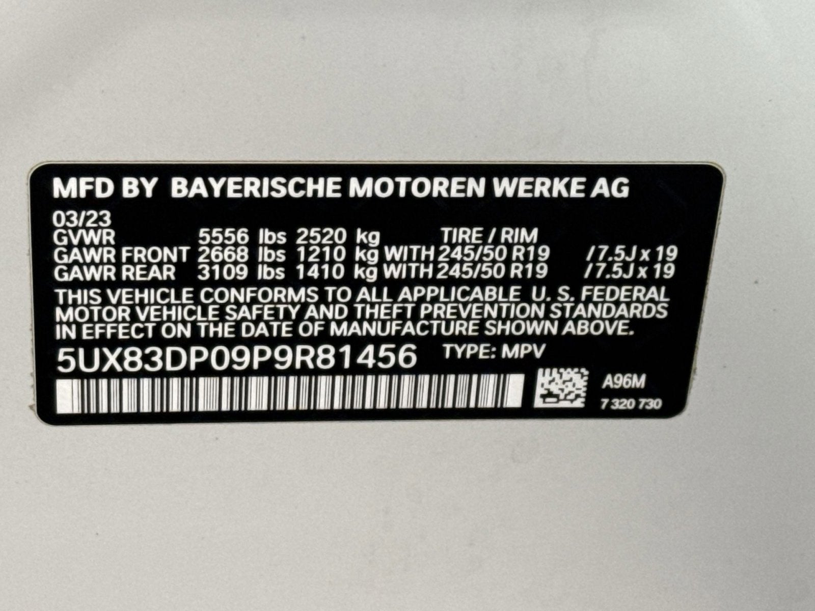 2023 BMW X3 M40i