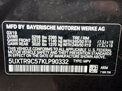 2019 BMW X3 xDrive30i