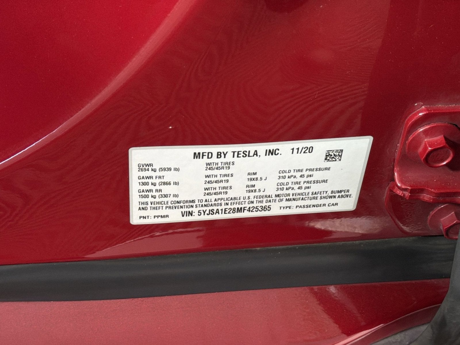 2021 Tesla Model S Long Range Plus