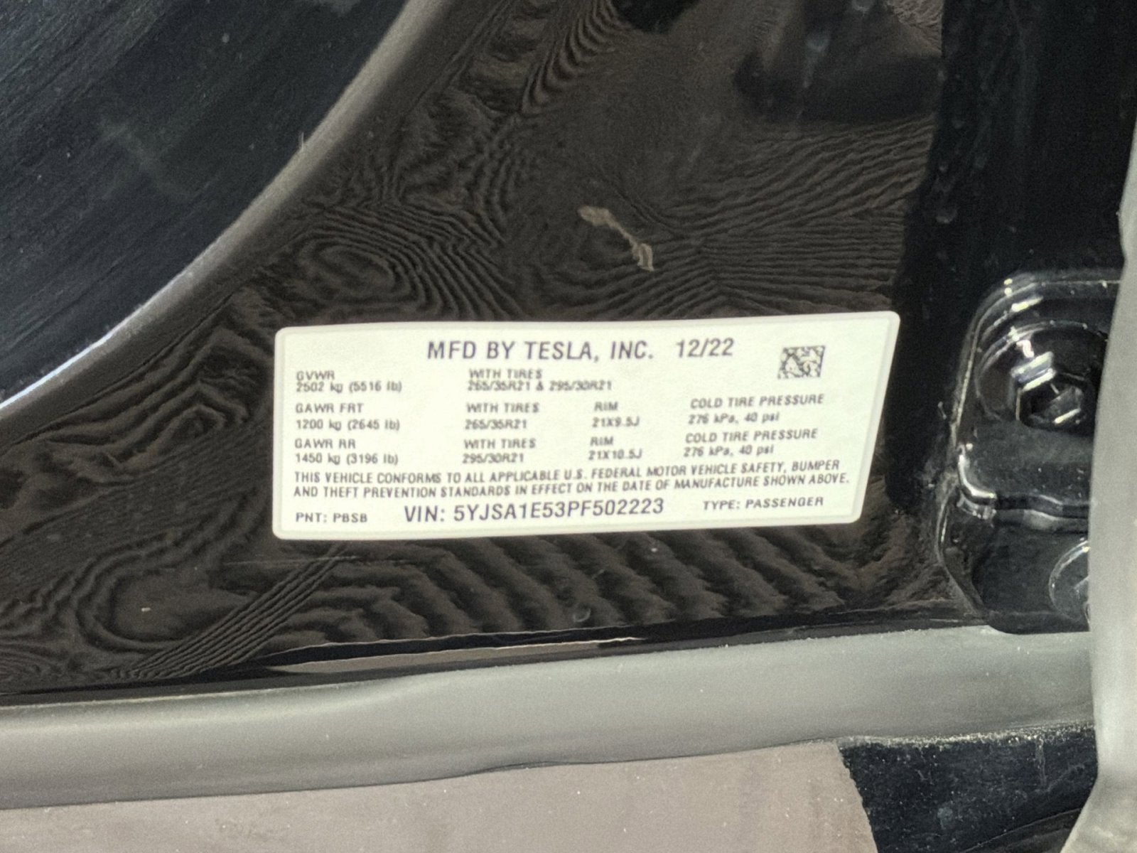 2023 Tesla Model S Standard Range AWD *Ltd Avail*