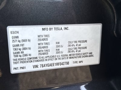 2024 Tesla Model Y Long Range