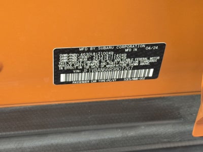 2024 Subaru WRX Limited