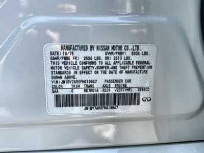 2015 INFINITI Q50 Premium