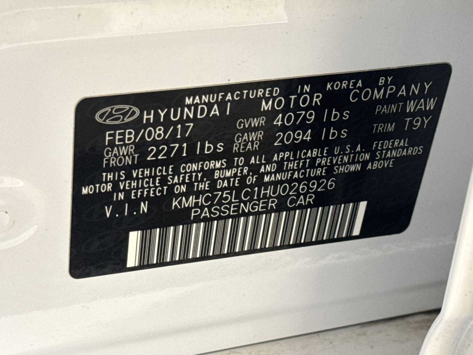 2017 Hyundai Ioniq Hybrid SEL