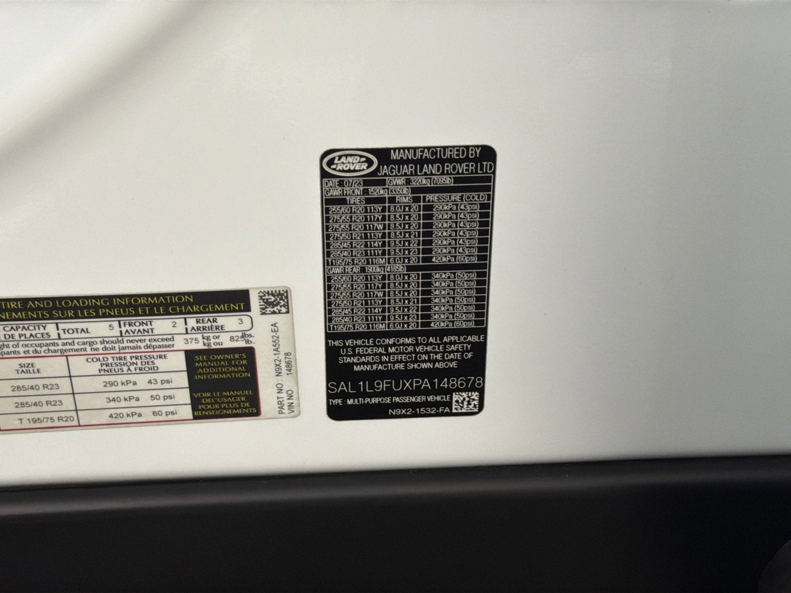 2023 Land Rover Range Rover Sport SE Dynamic