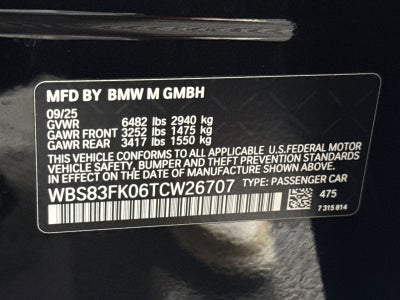 2026 BMW M5 Sedan