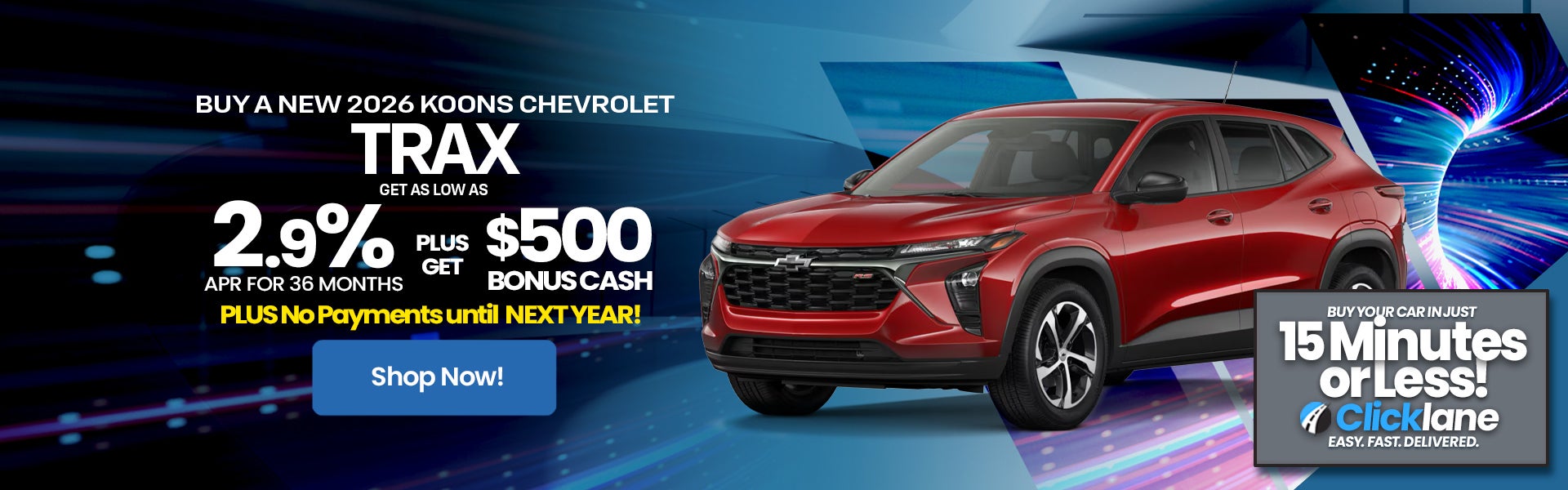 2026 Chevrolet Trax APR Offer
