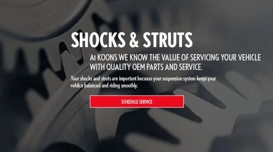 Shocks & Strut Service at Koons Chevrolet Tysons in Vienna VA